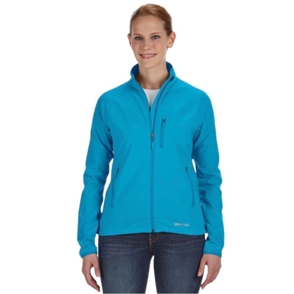 Marmot Tempo Full Zip Jacket Blue Sea Size Large